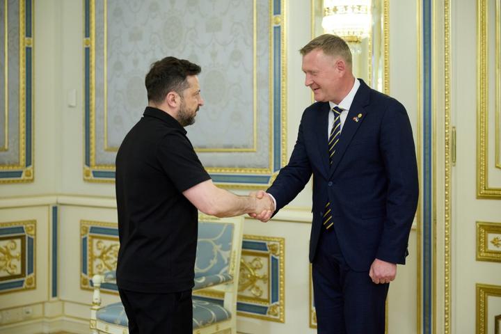Зустріч Зеленського із міністром оборони Латвії