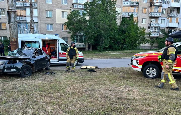 Аварія у Центральному районі Херсона