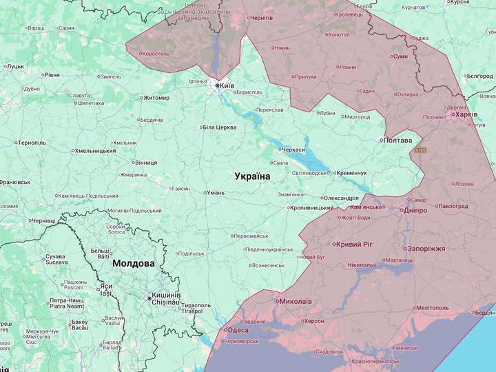“Флеш” показав карту зон ризику атак реактивних “Шахедів”