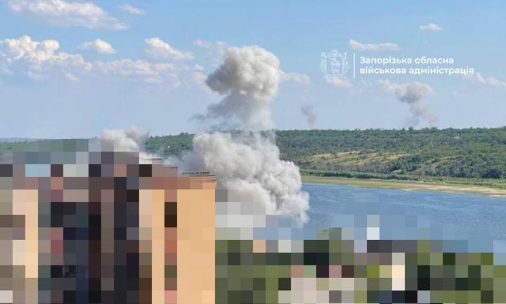Атака росіян по Запоріжжю