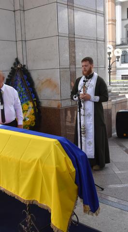 "Прагнув зупинити агресію РФ, щоб не поширилася на Литву": у Києві попрощалися з воїном