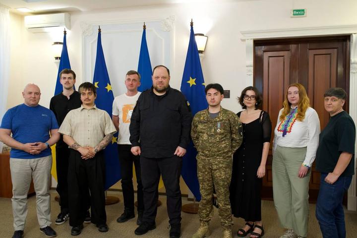 Руслан Стефанчук і представники  ЛГБТК+ спільноти