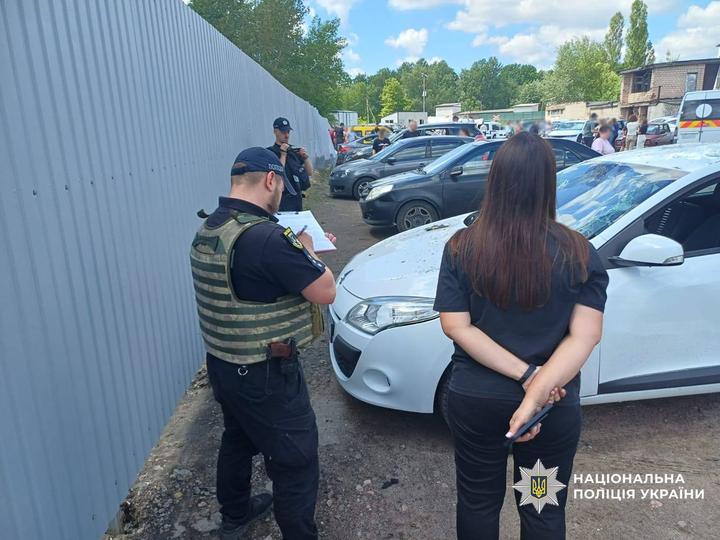 Пошкоджені машини