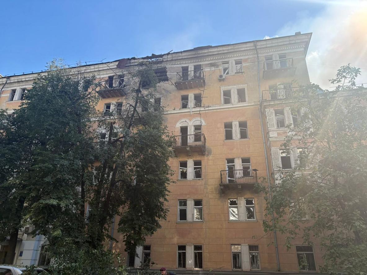 У Києві росіяни вдарили по Національному університету харчових технологій