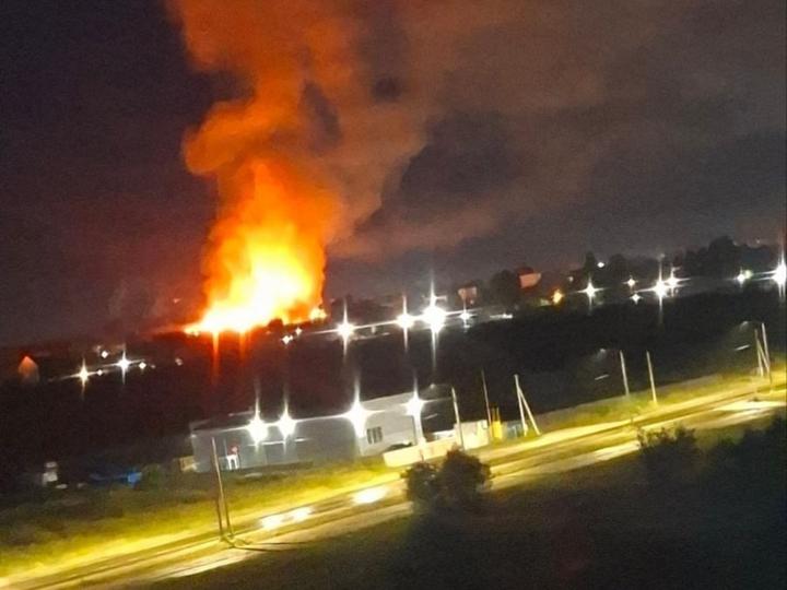 РФ Пожежа в Енгельсі