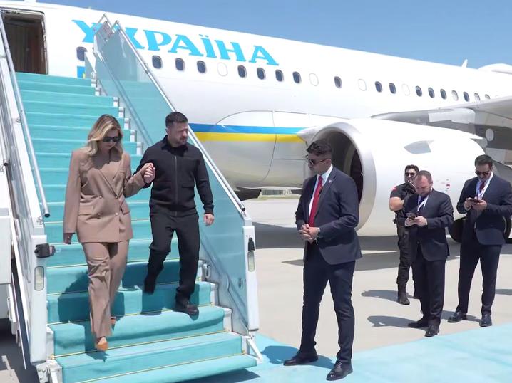 Володимир і Олена Зеленські