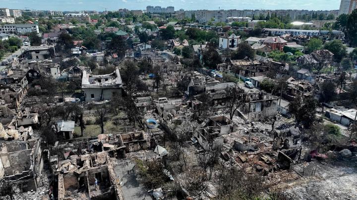 Вишневе Вишневе після обстрілів і детонації