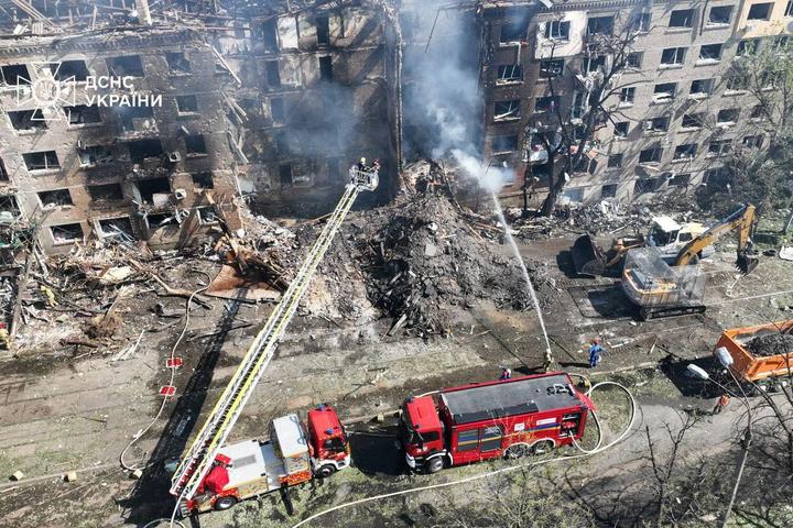 Наслідки обстрілу Києва