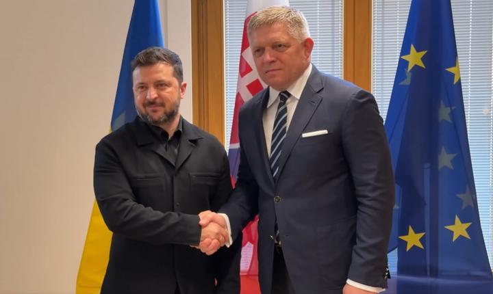 Володимир Зеленський та Роберт Фіцо