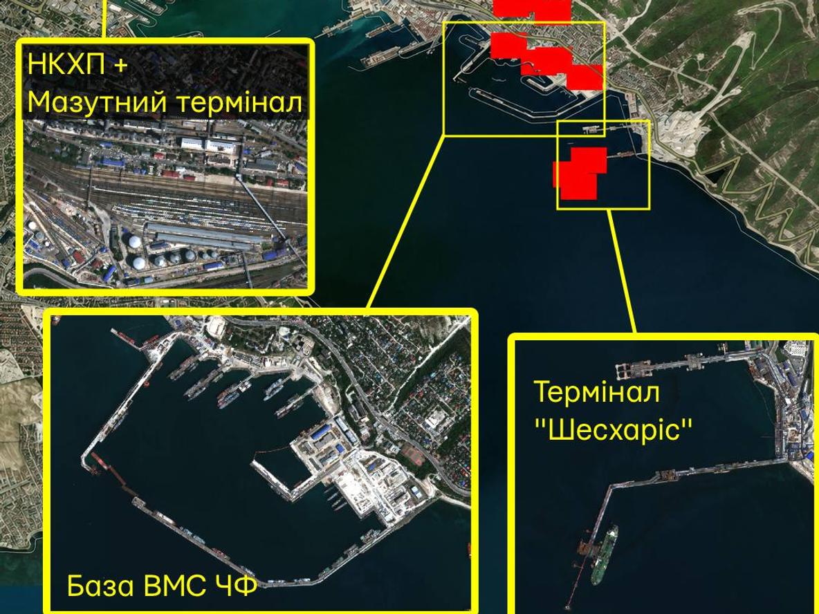 Одна з найуспішніших атак: 12 серпня Сили оборони вразили базу ВМФ РФ у Новоросійську, нафтовий і зерновий термінали, – OSINT