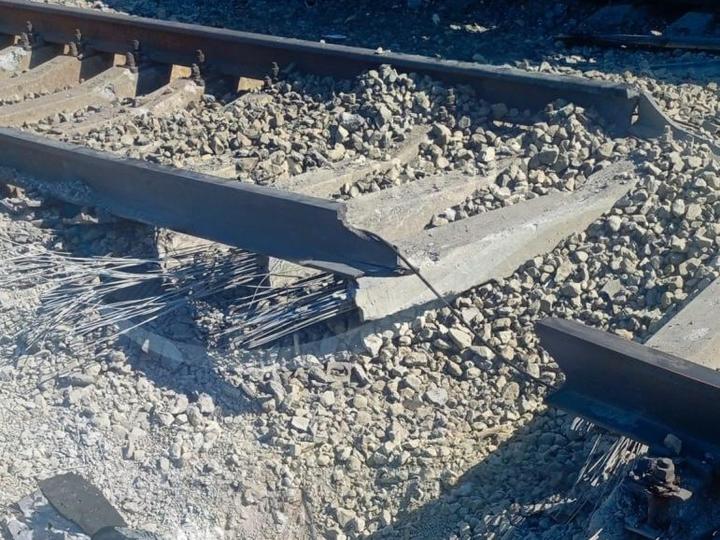 Пошкодження колій в Криму