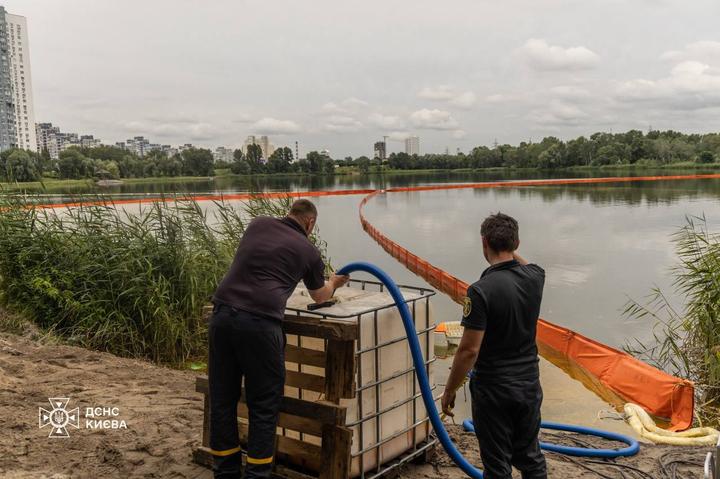 Рятувальники на Кирилівському озері