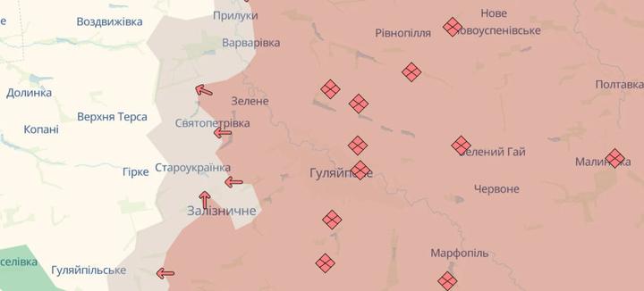 Росіяни просунулися поблизу Святопетрівки, – DeepState 