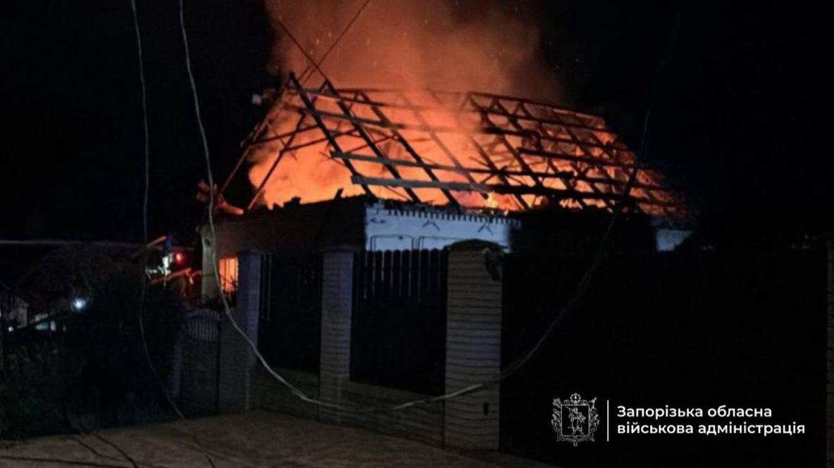 Наслідки ворожої атаки по Запоріжжю