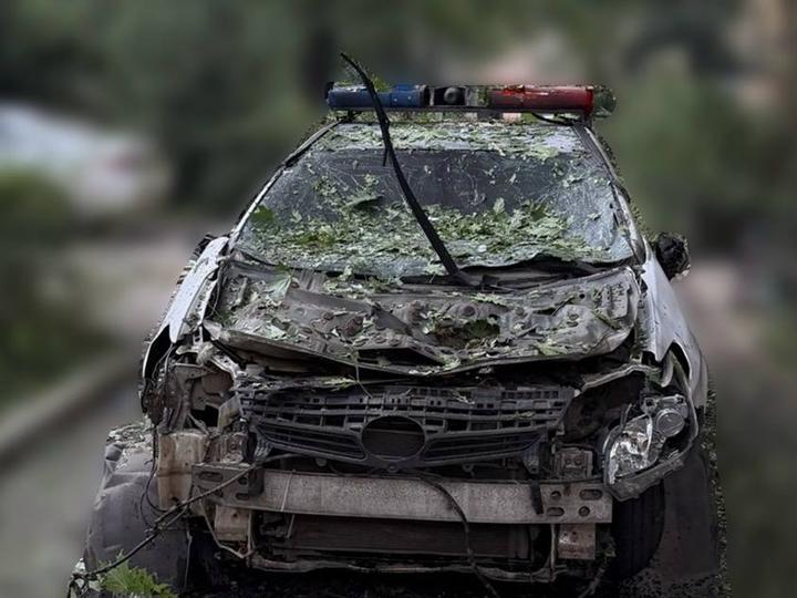 У Краматорську FPV-дрон атакував екіпаж патрульних: поранено поліцейського