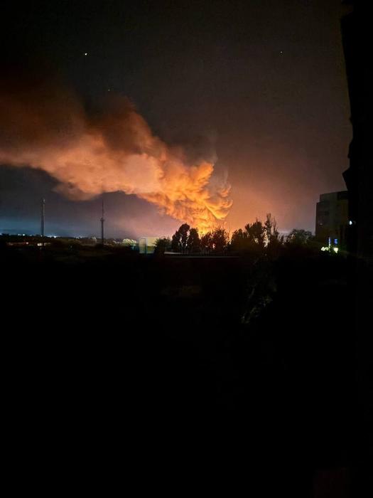 Fire at NS OIL
