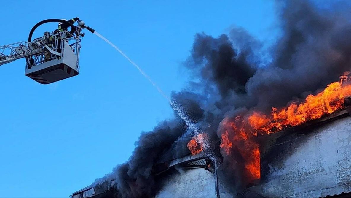 A Rosneft oil depot in Sochi could have caught fire again