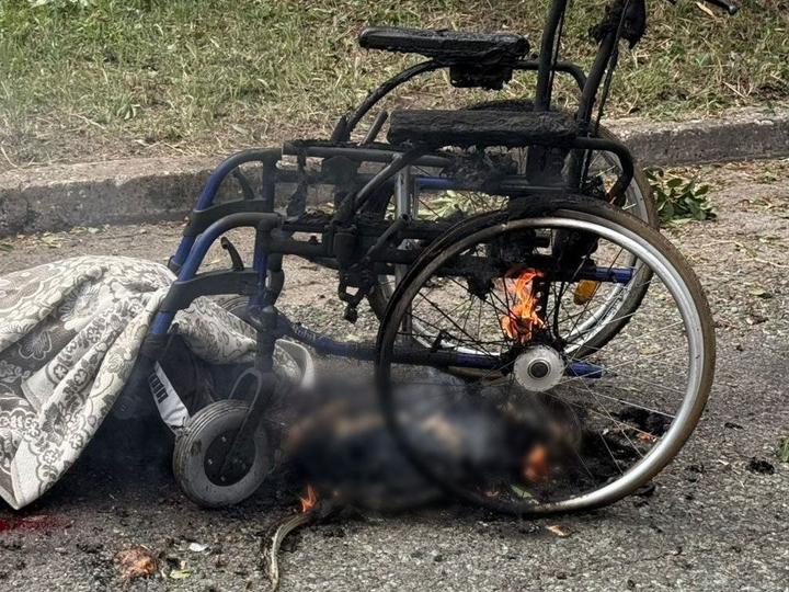Нікополь Наслідки удару