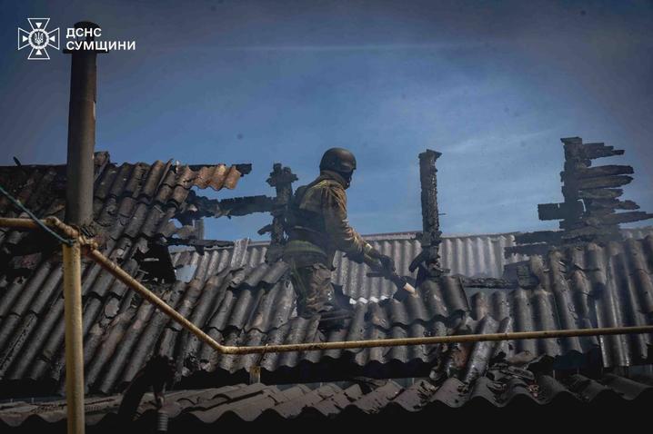 російський артобстріл