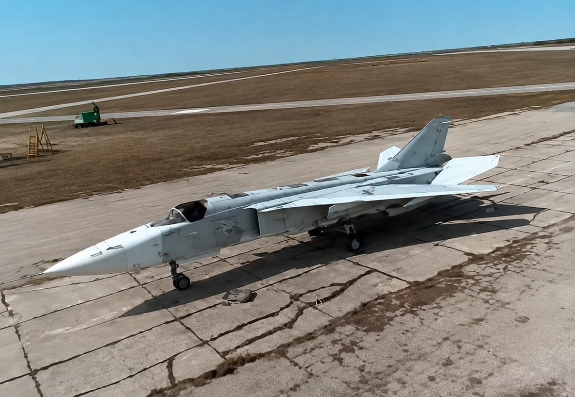 Су-24М за секунду до знищення