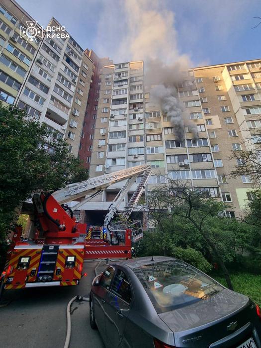 Київ Ліквідація пожежі