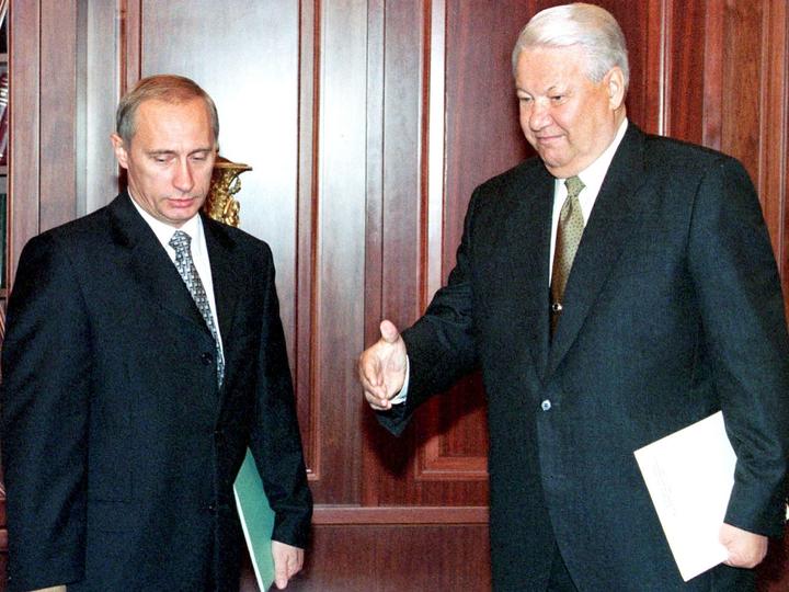 Володимир Зеленський і Борис Єльцин