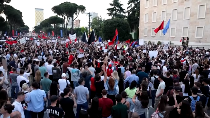 03.06.2026 Протести в Тирані