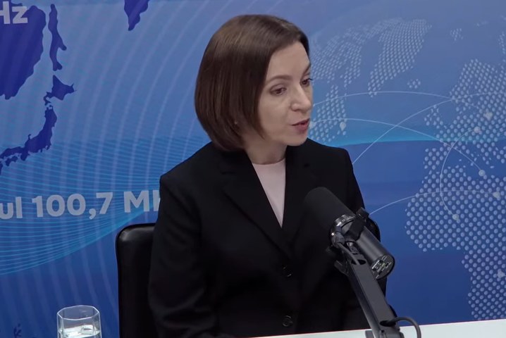 Sandu: Some drones end up in Moldova by accident, while others do so intentionally