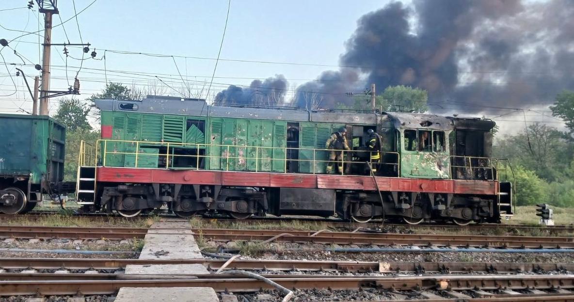 12 травня Обстріл потяга