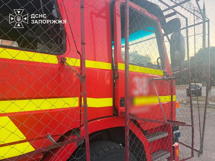 Атакований автомобіль ДСНС Атакований автомобіль ДСНС